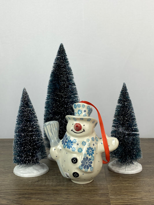 Tall Snowman Ornament - Shape F62 - Pattern 2717