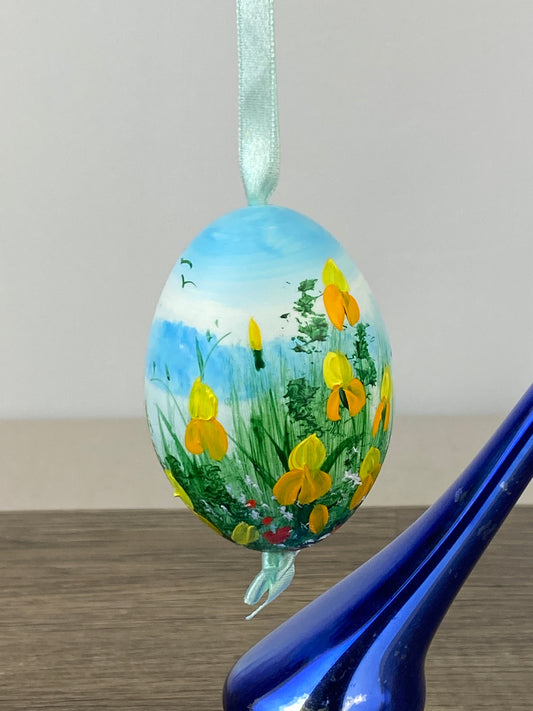 Hand Painted Blown Egg - HH