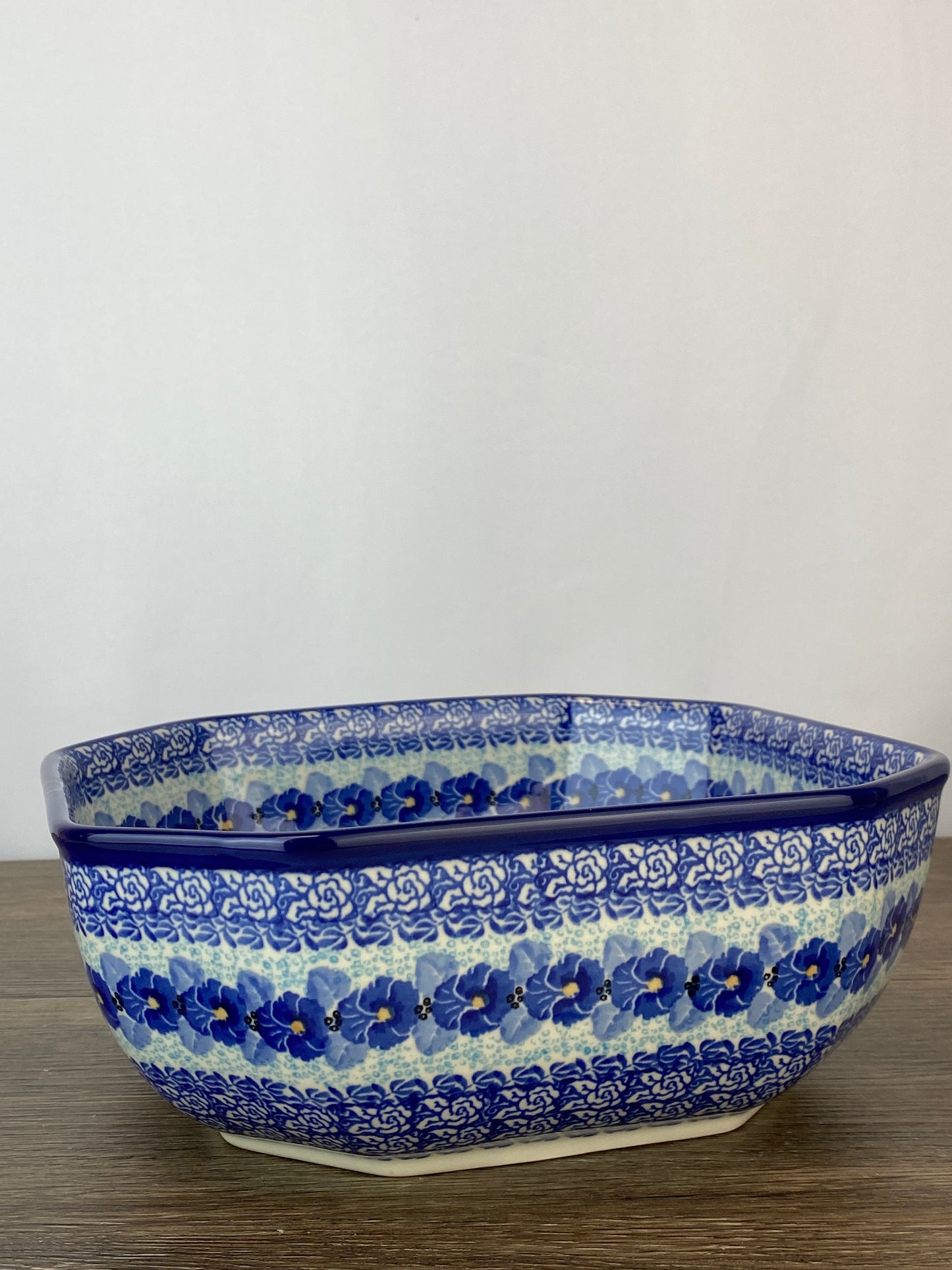 Deep Unikat Square Bowl - Shape 586 - Pattern U3639