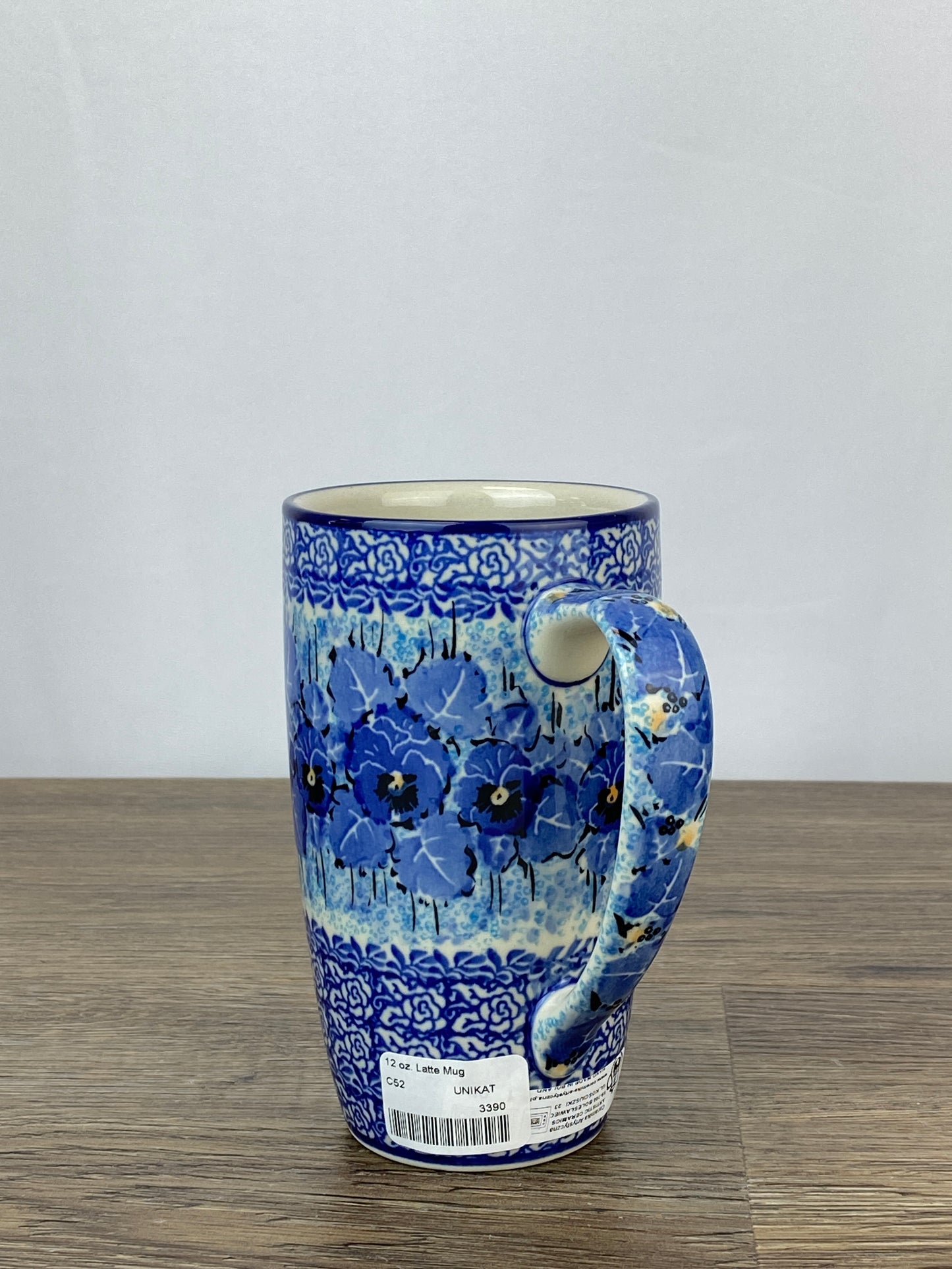 12oz Unikat Latte Mug - Shape C52 - Pattern U3639