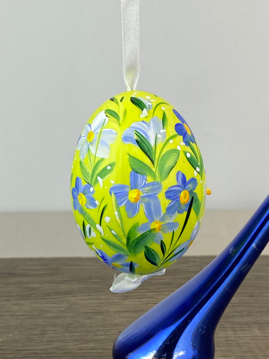 Hand Painted Blown Egg - GG