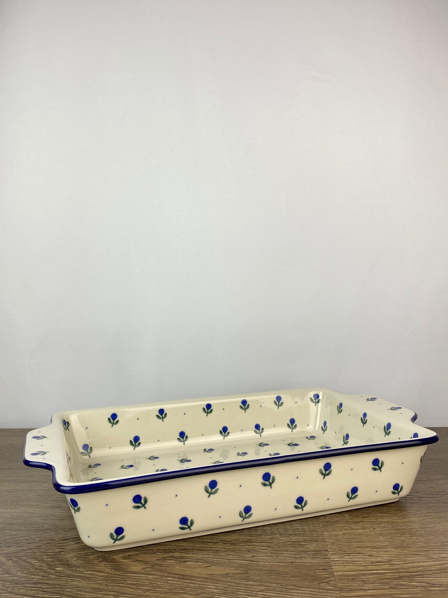 Large Rectangular Baker with Handles - Shape A56 - Pattern 135