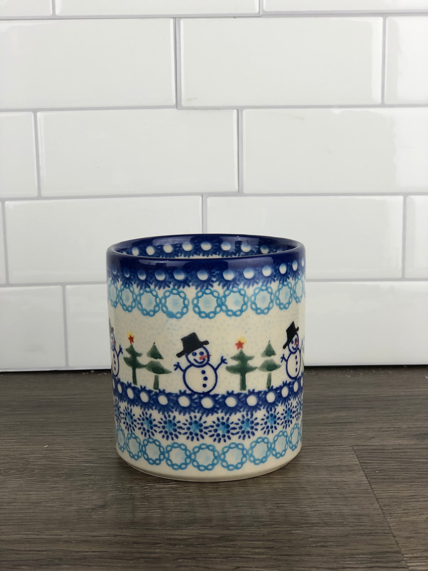 Vena Unikat 12oz Holiday Mug - Standing Snowman