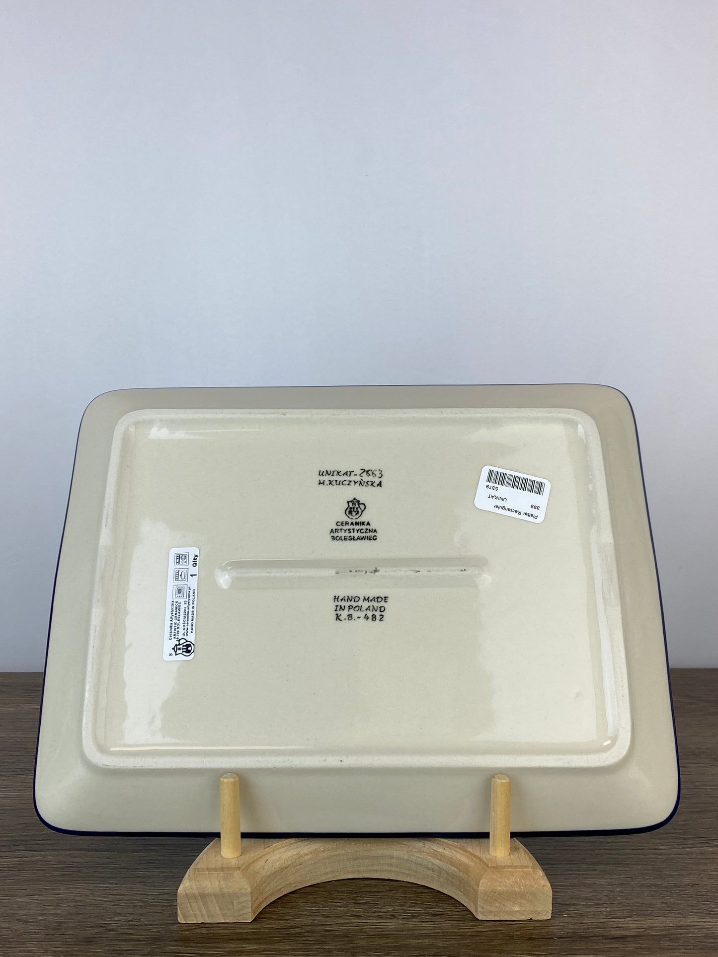 Rectangular Unikat Platter - Shape 399 - Pattern U2663