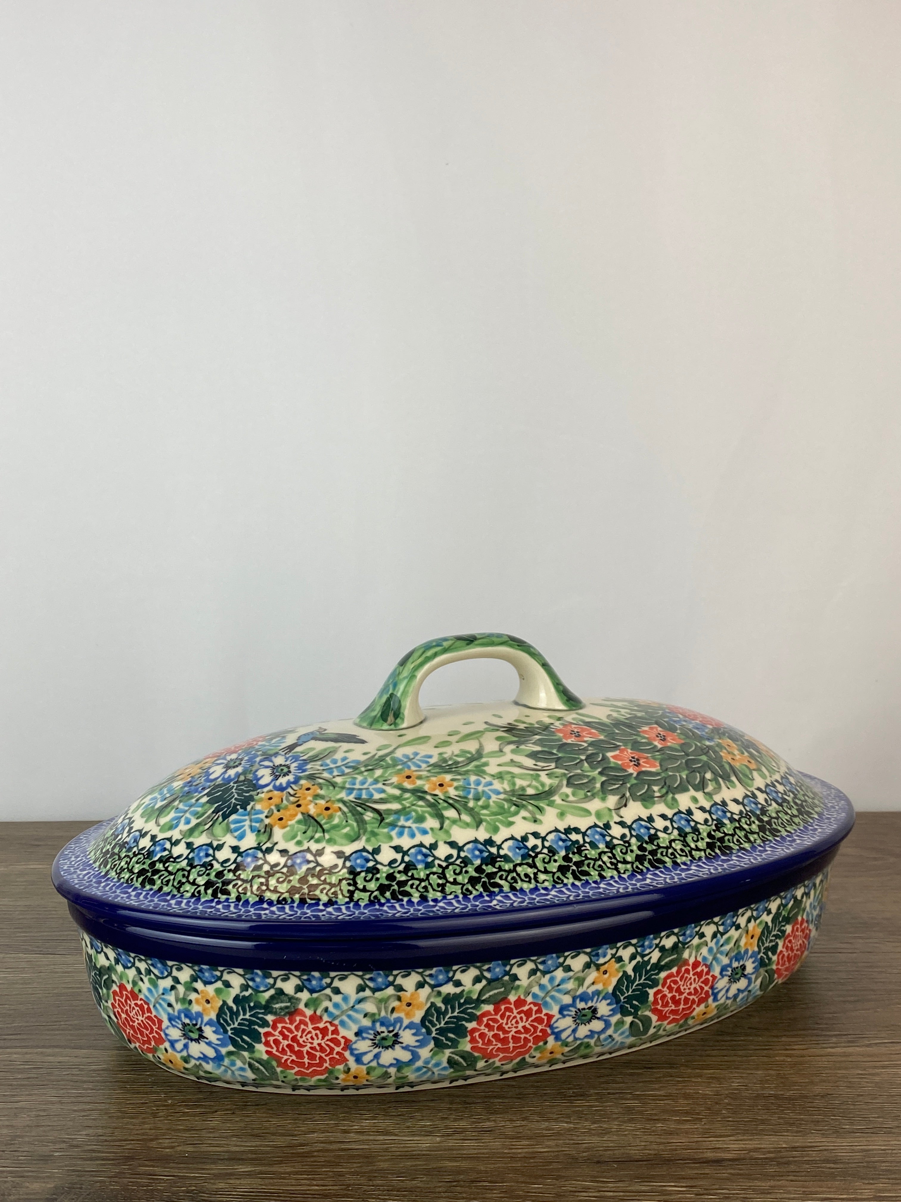 Roaster Pattern Large Unikat Covered Roaster - Shape A18 - Pattern U3271 – Polish ...