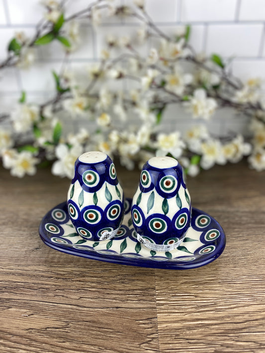Salt and Pepper Set with Tray - Shape 131 - Pattern 54