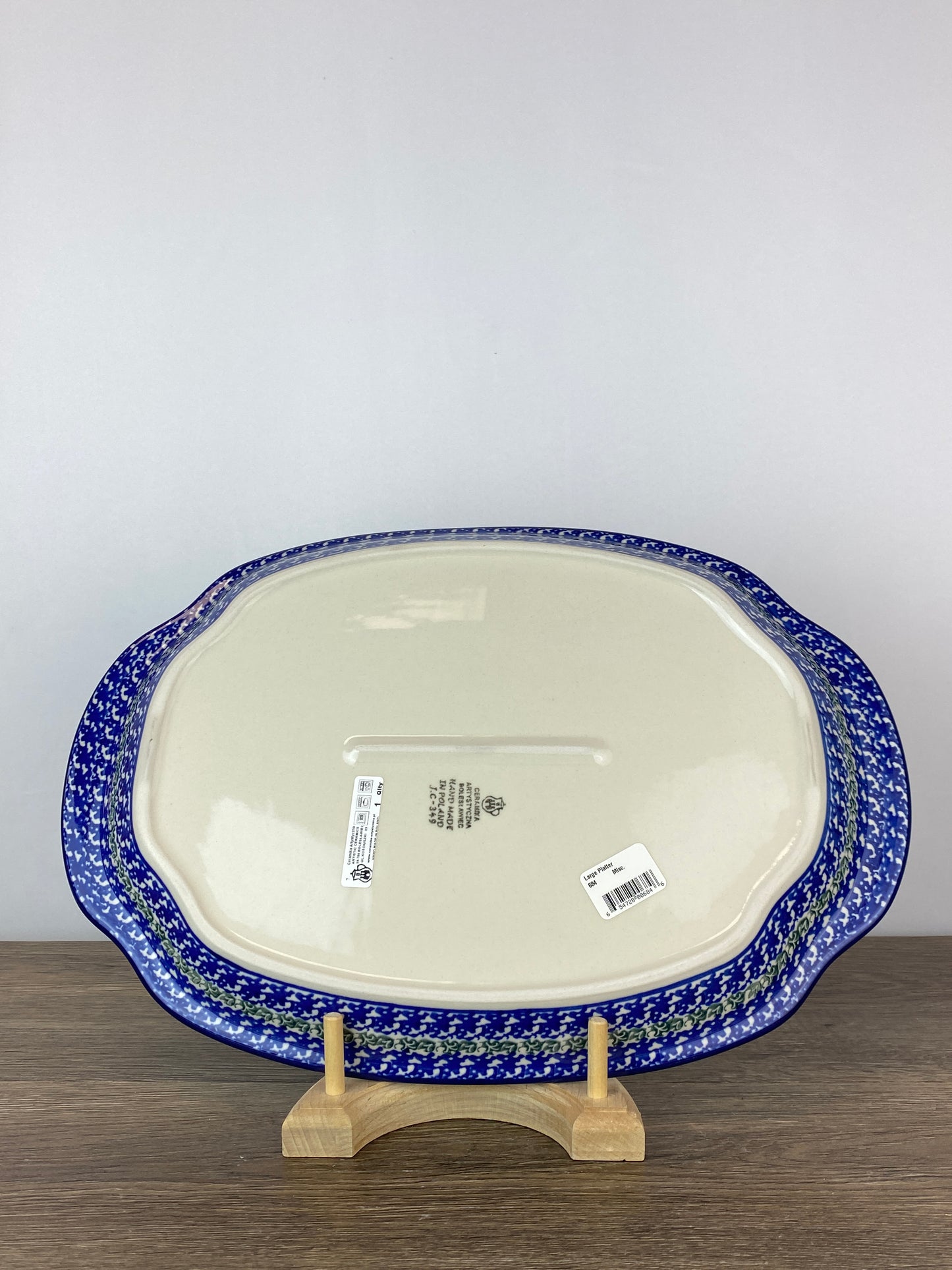 SALE Platter With Handles - Shape 684 - Pattern 2679