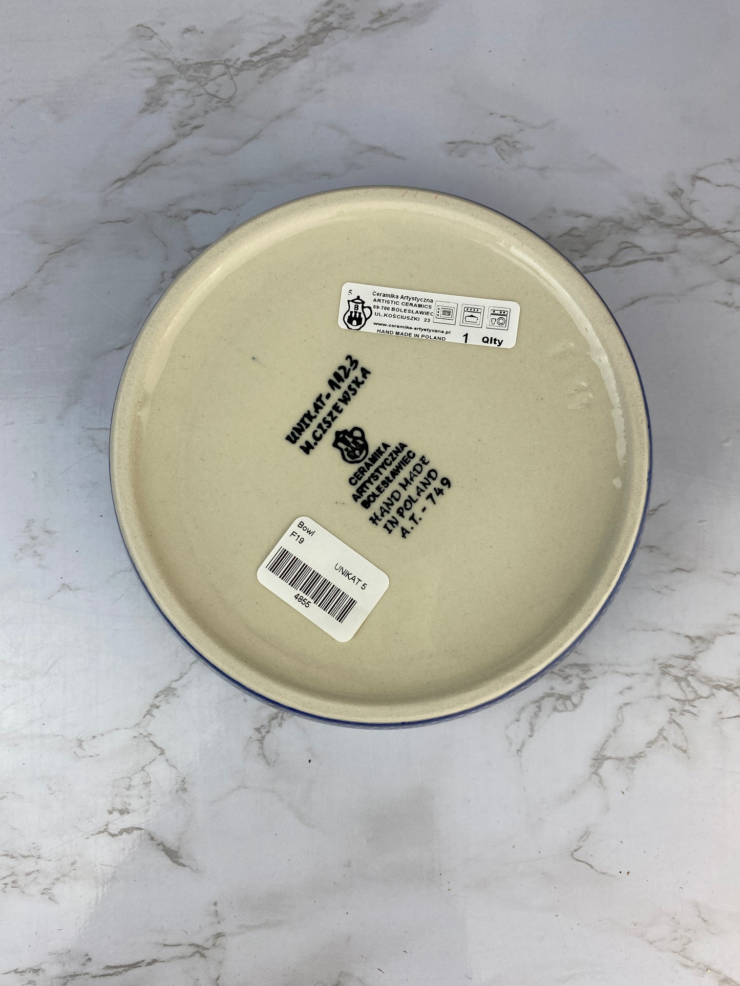 Unikat Bowl - Shape F19  - Pattern U1123