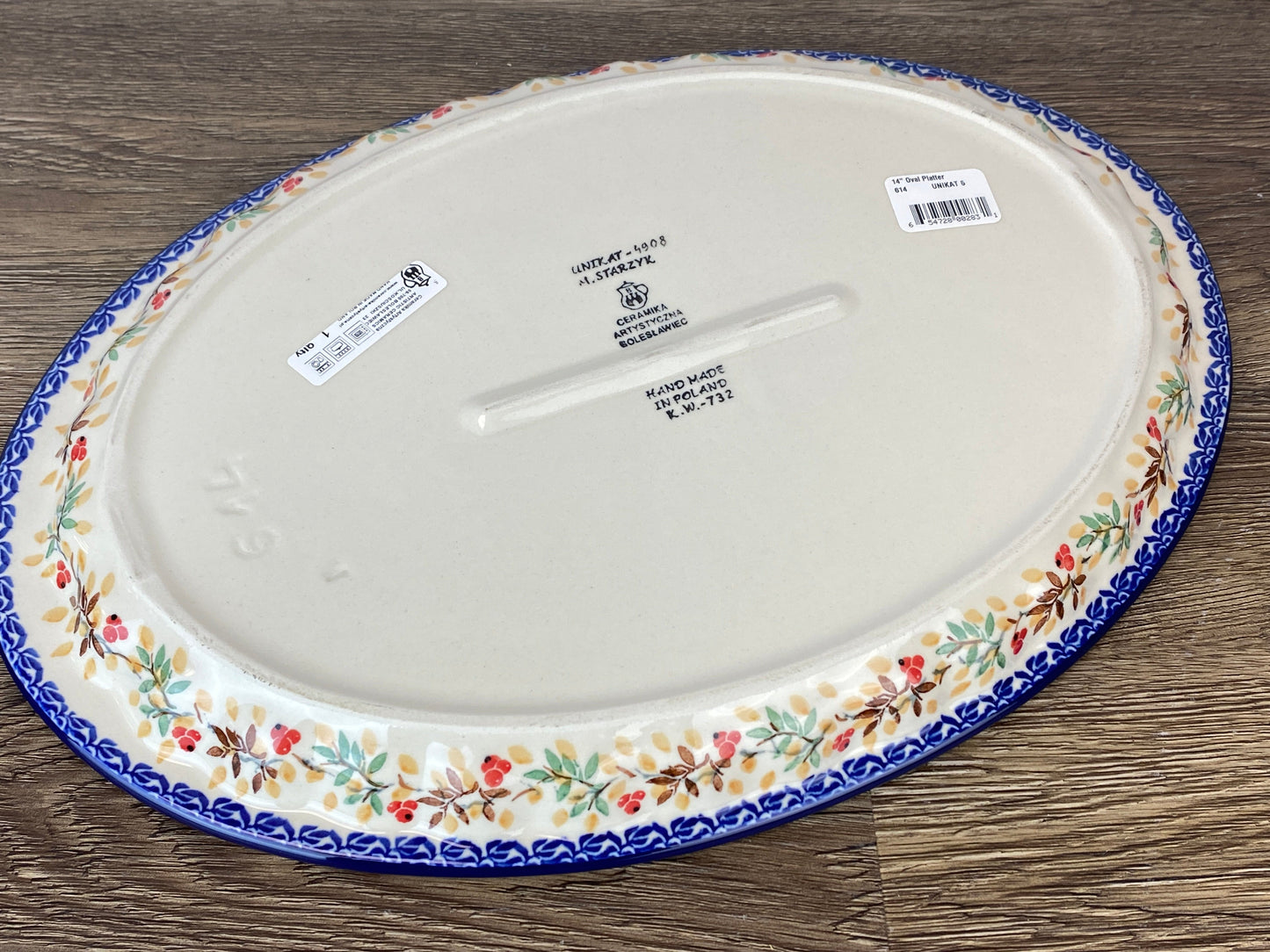 Unikat Oval Platter - Shape 614 - Pattern U4908
