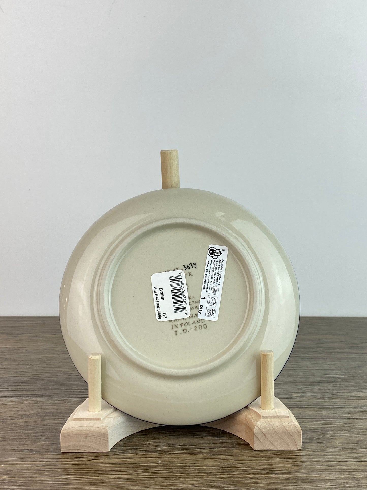 6" Unikat Toast Plate - Shape 261 - Pattern U3639