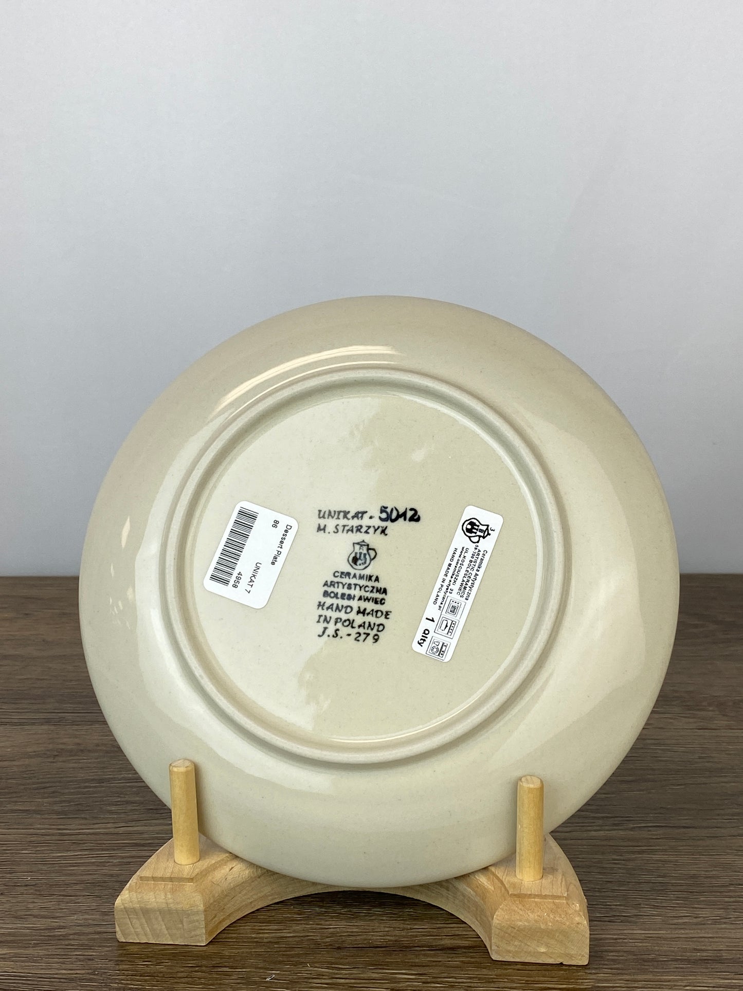 8" Unikat Dessert Plate - Shape 86 - Pattern U5012