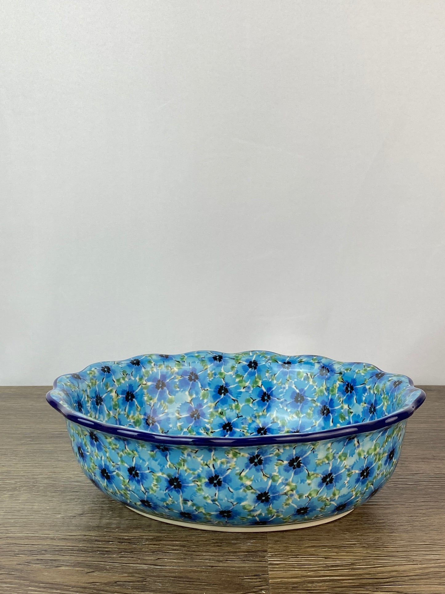 Scalloped Unikat Oval Bowl - Shape D78 - Pattern U4929