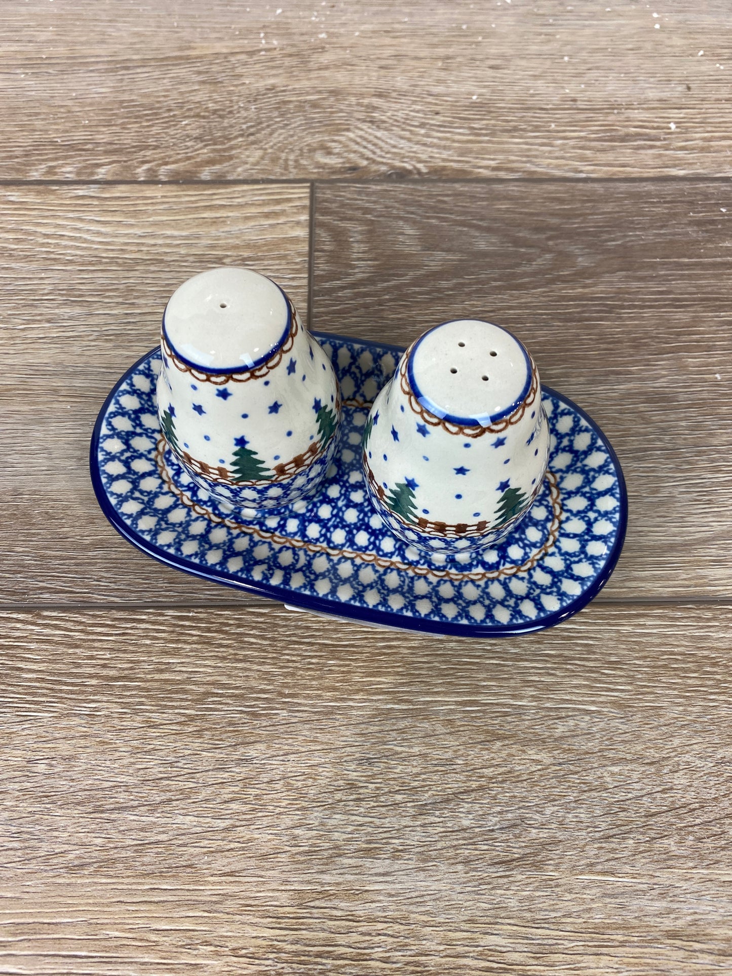 Salt and Pepper Set with Tray - Shape 131 - Pattern 340
