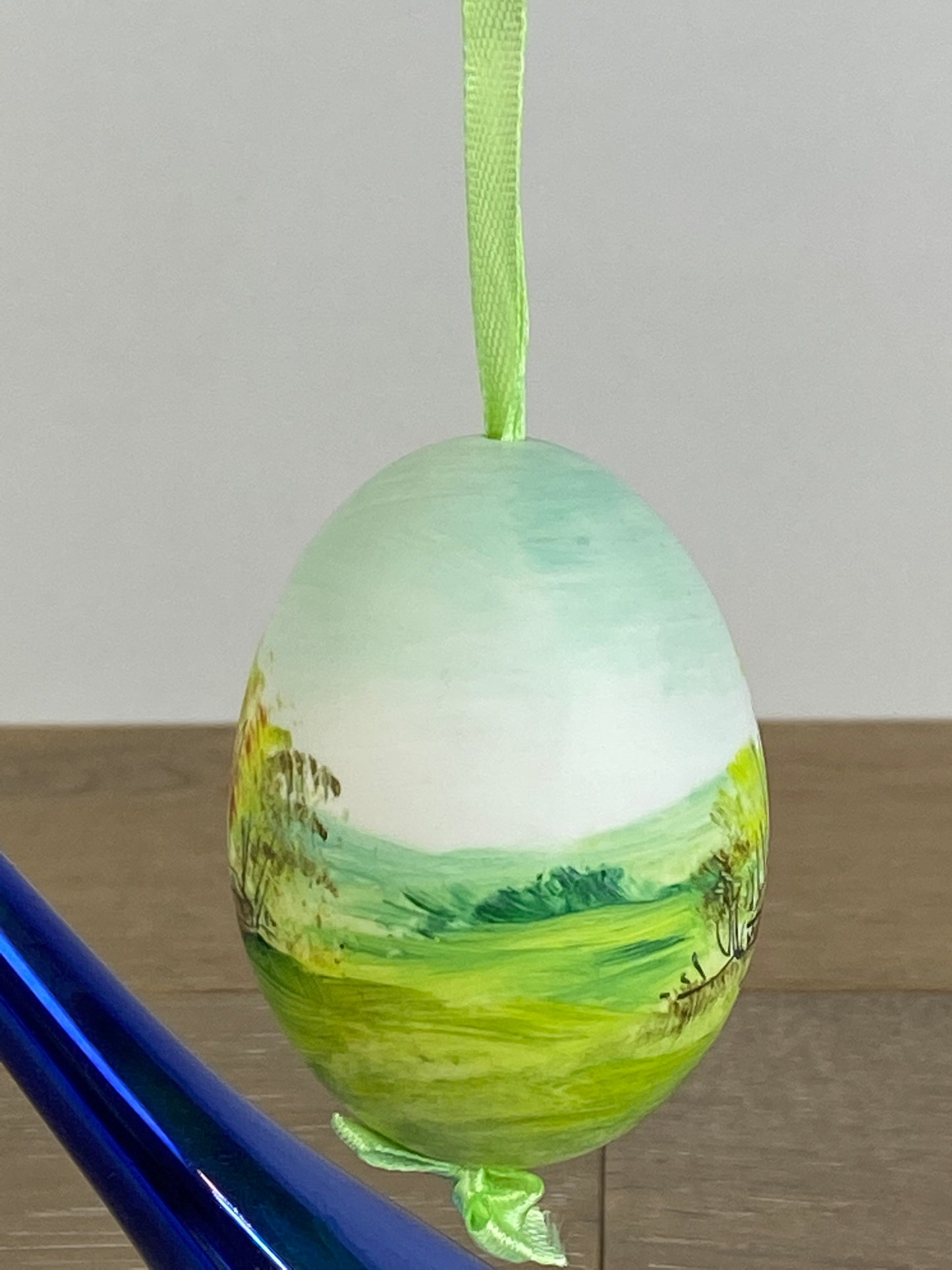 Hand Painted Blown Egg - T
