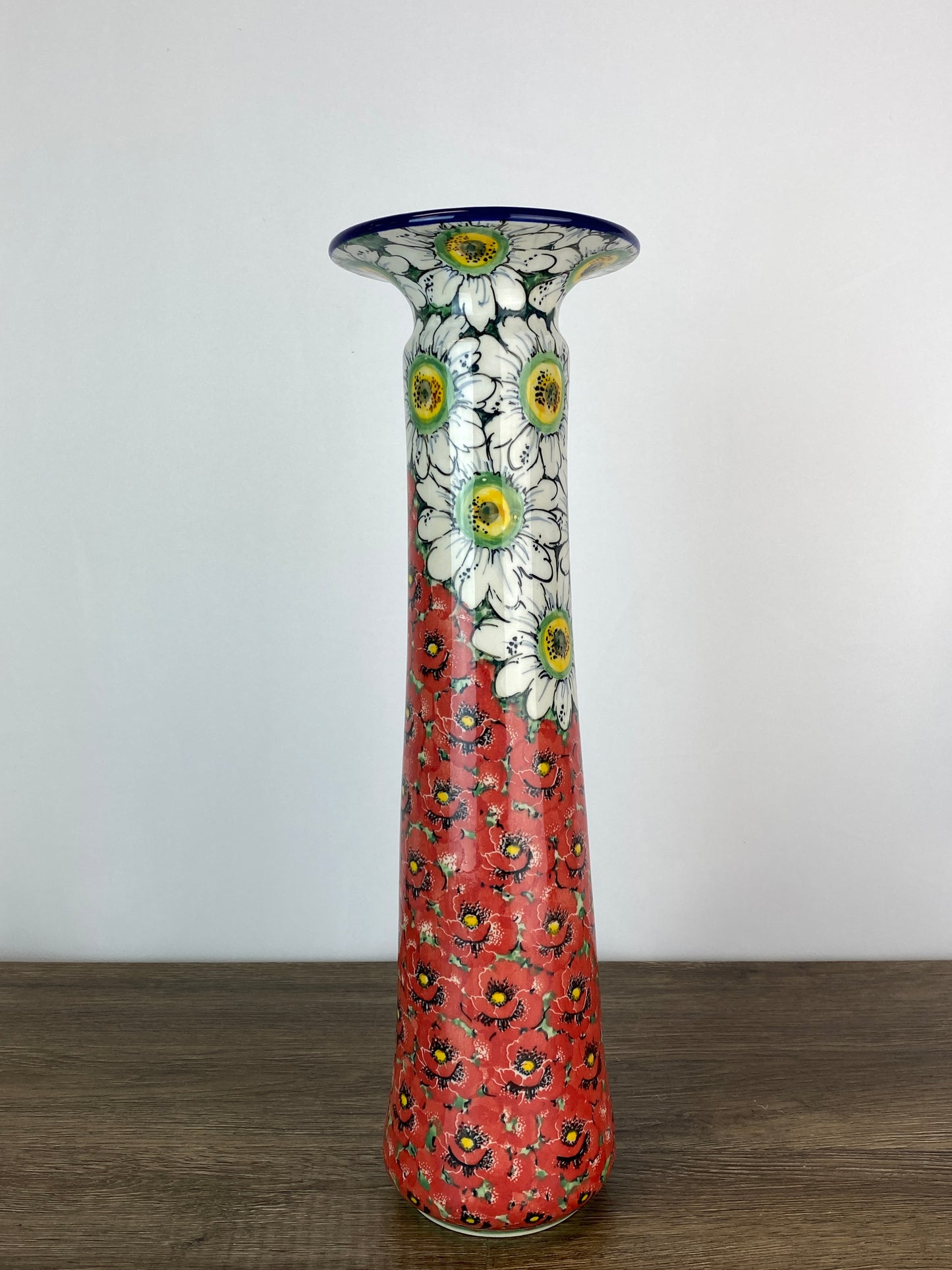 SALE Tall Vase - Shape 933 - Pattern U4725 FLAWED