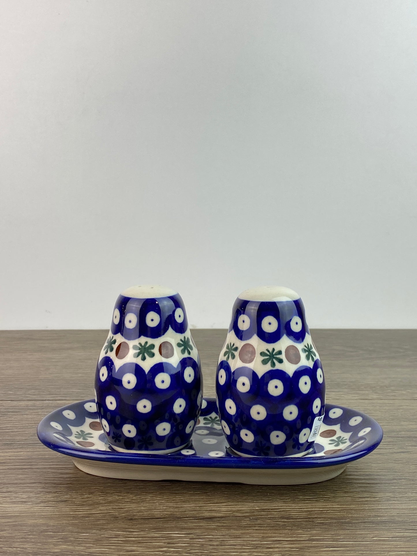Salt and Pepper Set with Tray - Shape 131 - Pattern 70