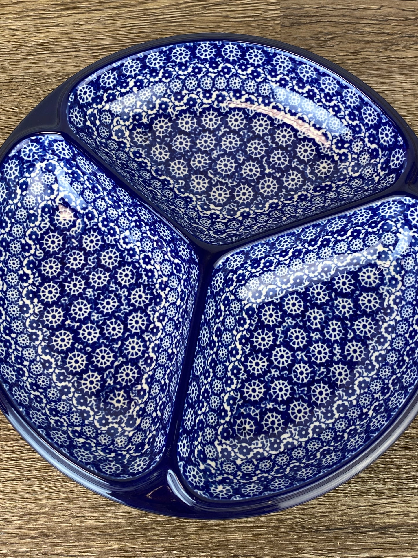 Divided Round Dish - Shape 484 - Pattern 2615