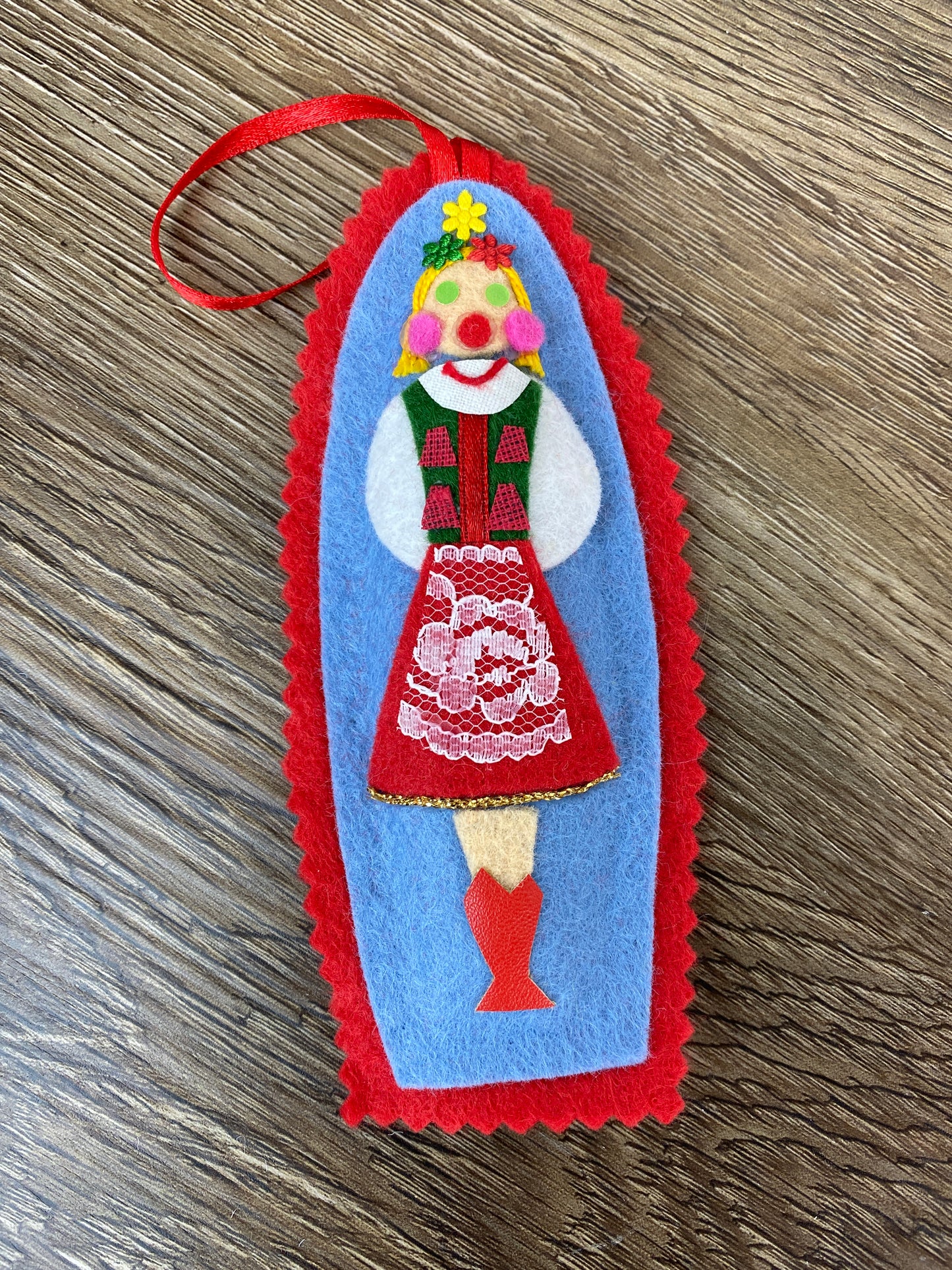 Felt Krakowianka Ornament