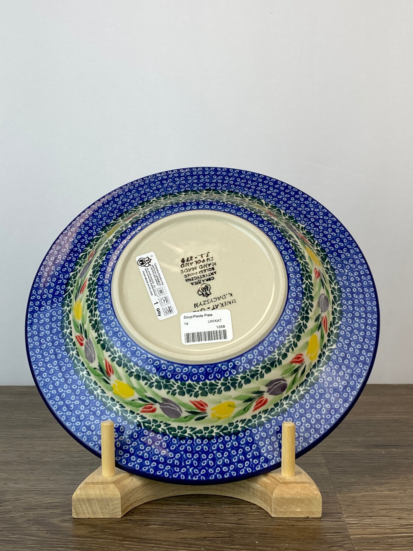 Unikat Soup / Pasta Plate - Shape 14 - Pattern U3787