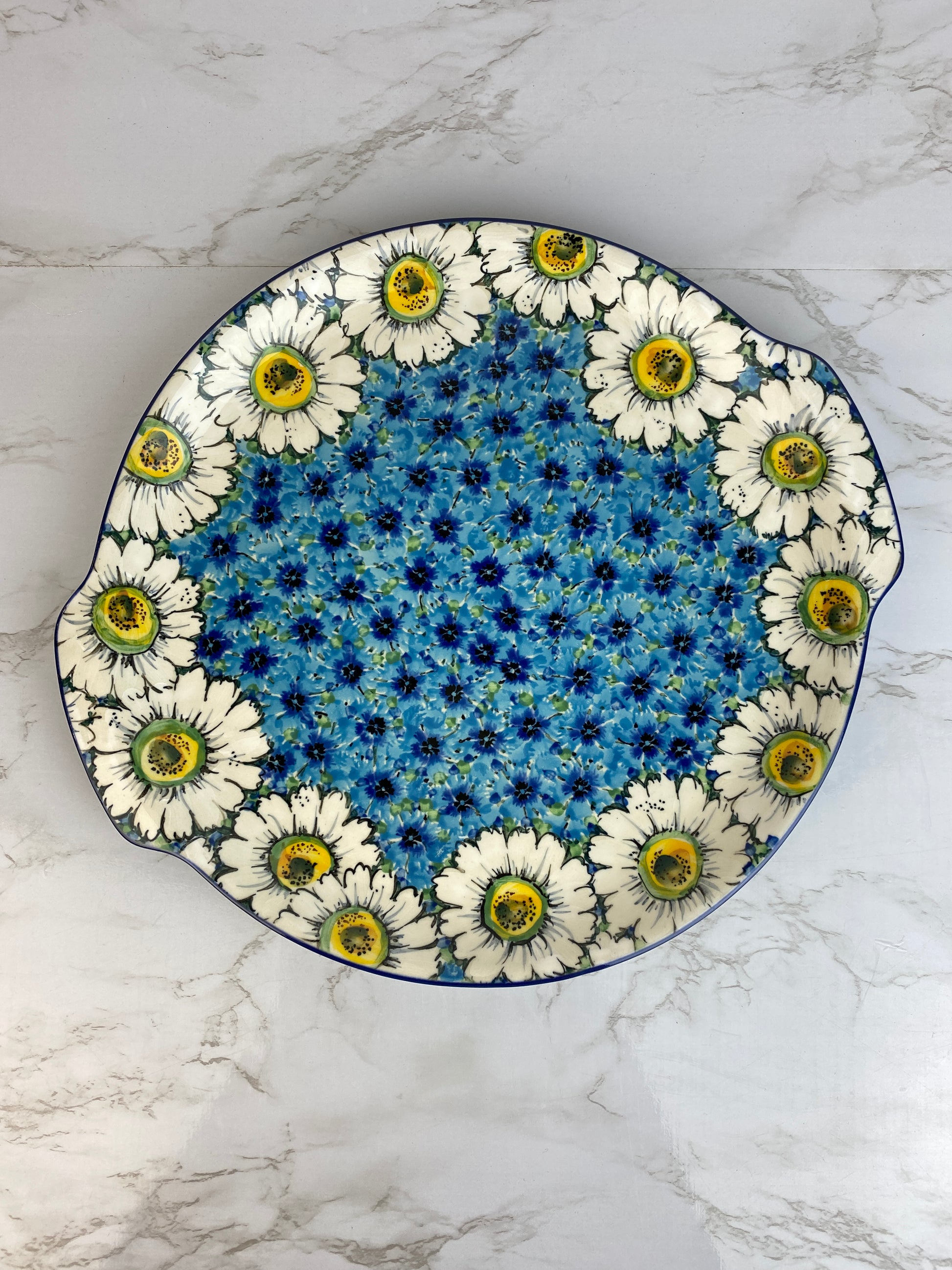 Round Unikat Platter With Handles - Shape 151 - Pattern U4736 – Polish ...