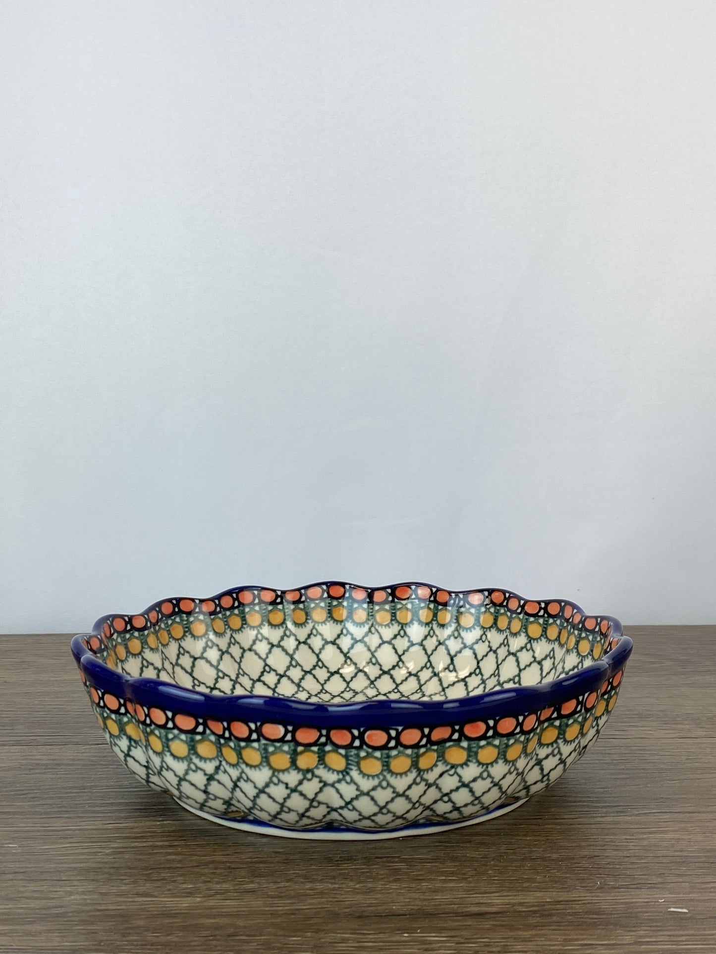 SALE Unikat Scalloped Bowl - Shape 974 - Pattern U81