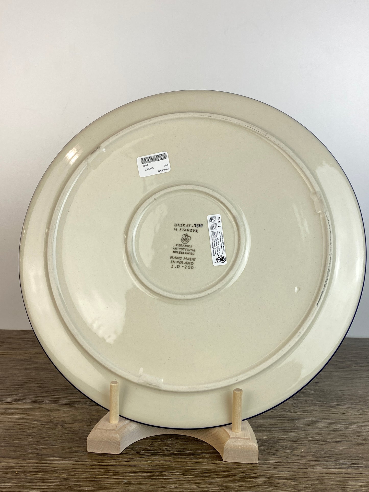 Unikat Round Platter / Pizza Stone - Shape D53 - Pattern U3639