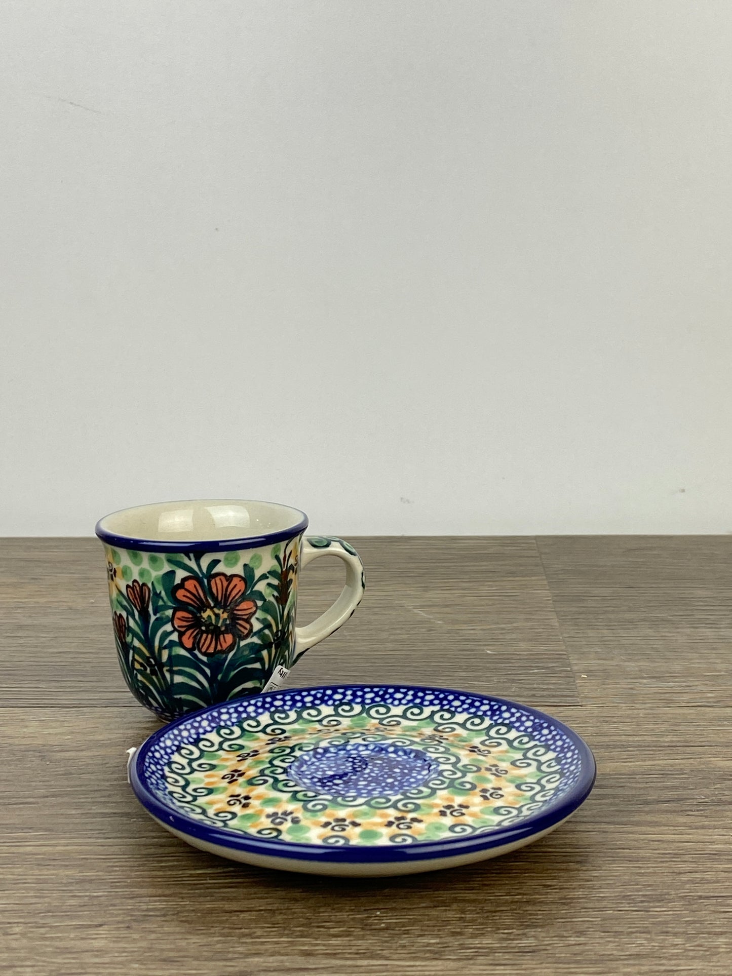 Unikat Espresso Cup and Saucer - Shape B10 - Pattern U1491