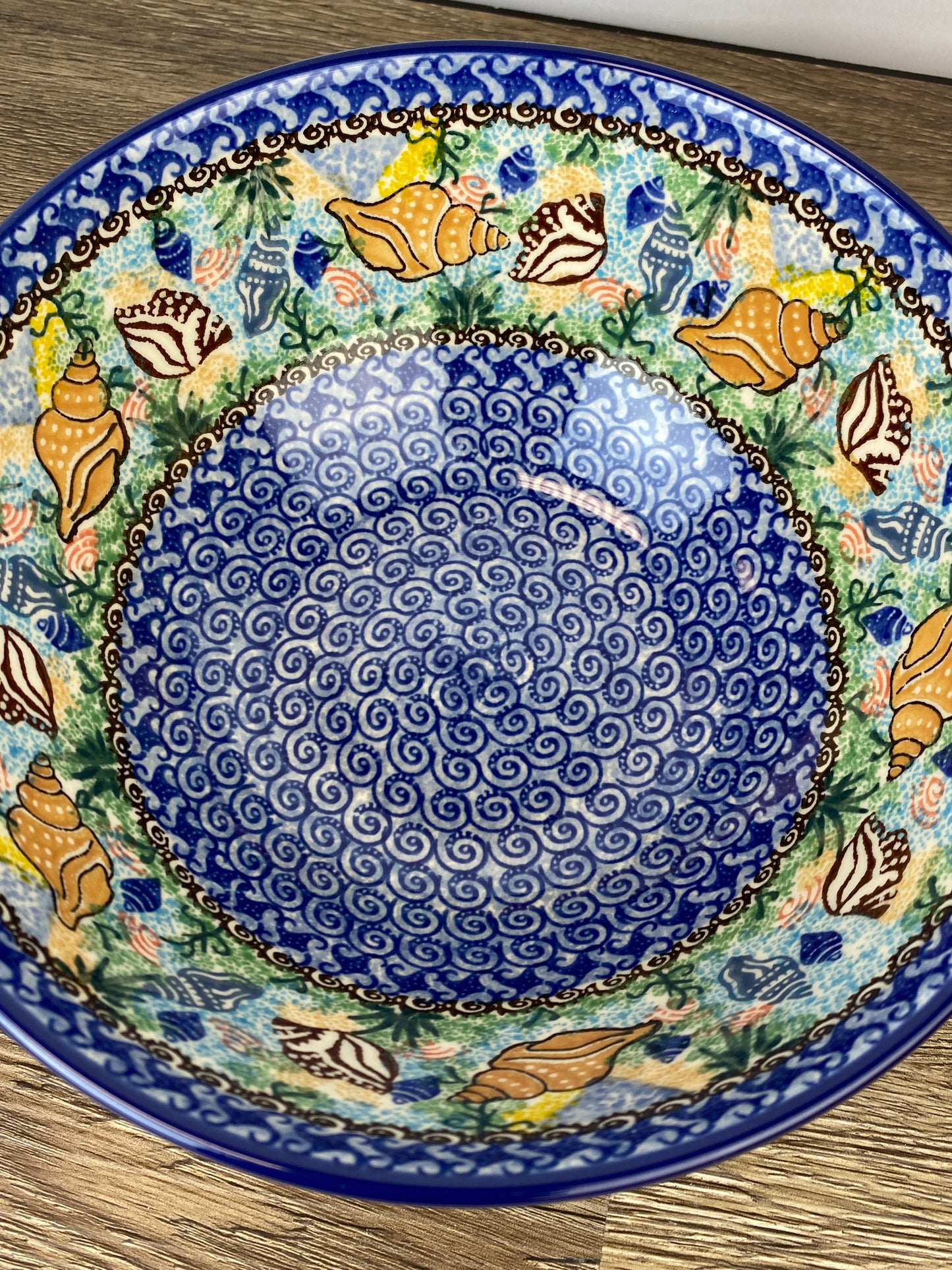 9" Medium Unikat Kitchen Bowl - Shape 56 - Pattern U1899