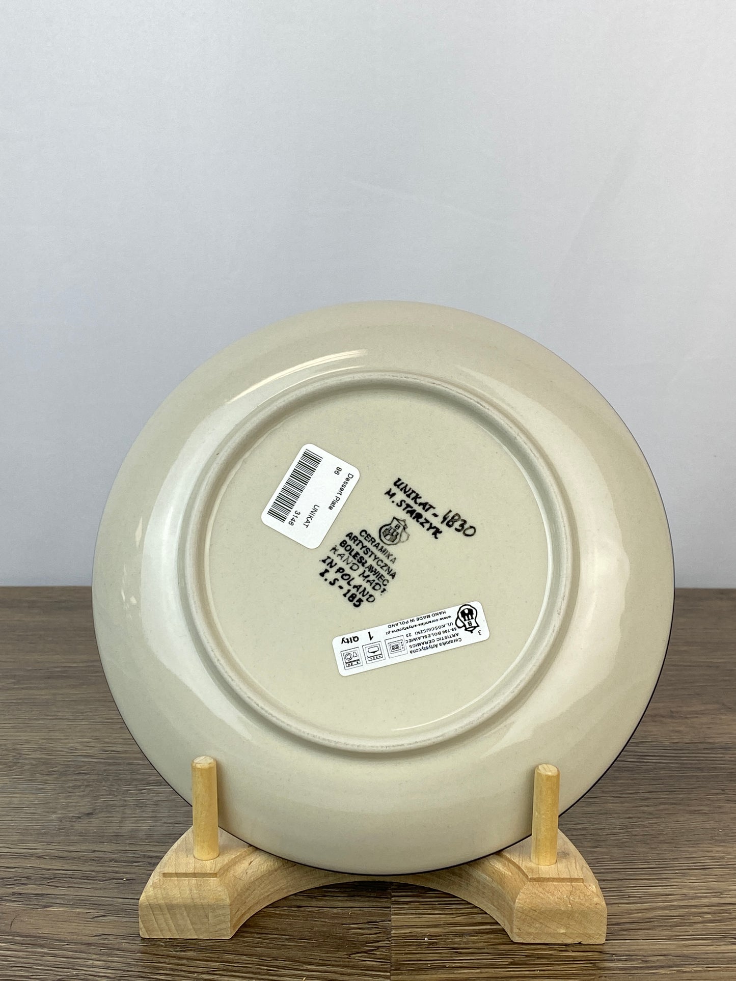 8" Unikat Dessert Plate - Shape 86 - Pattern U4830