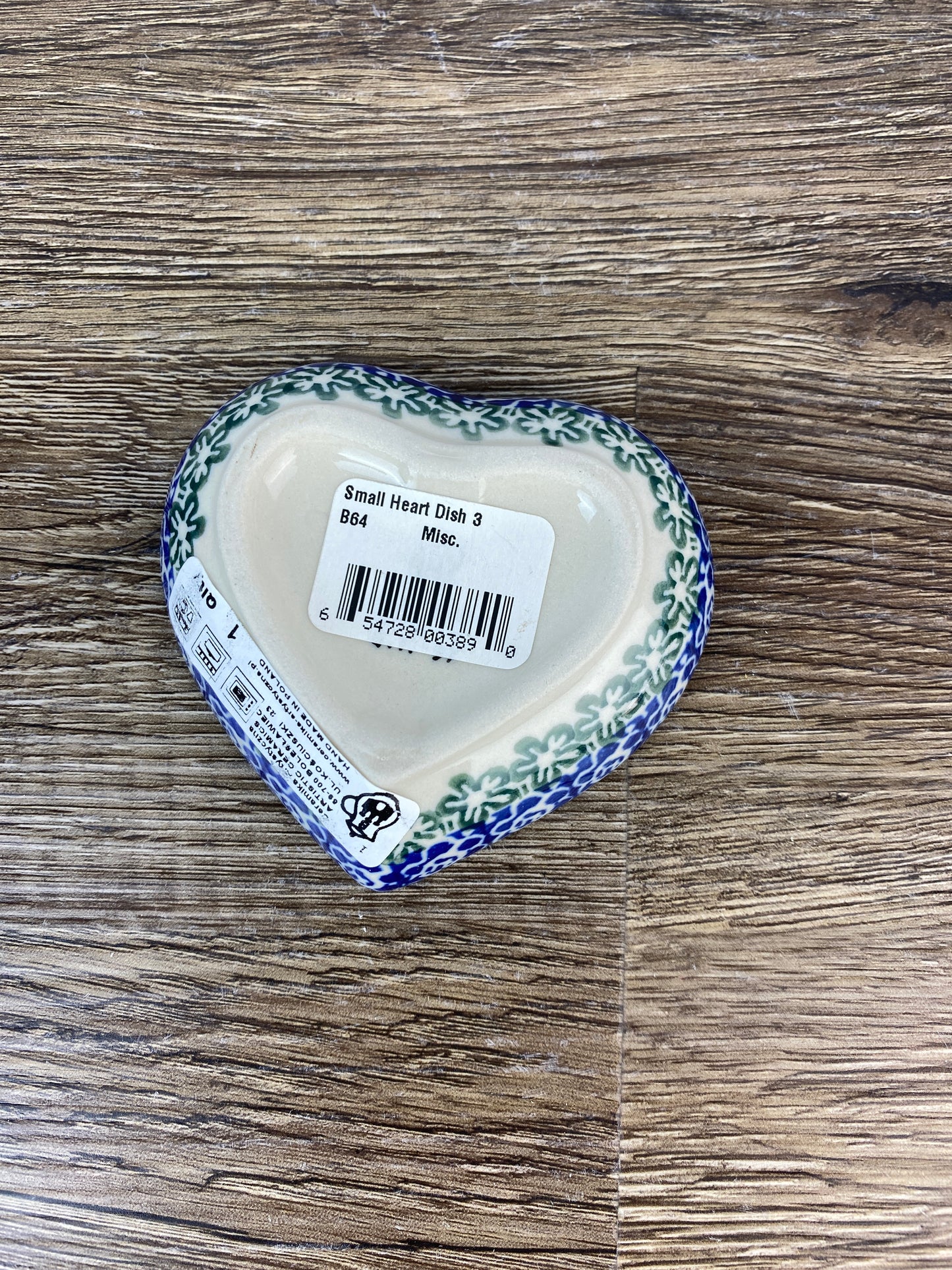 Heart Dish - Shape B64 - Pattern 1670