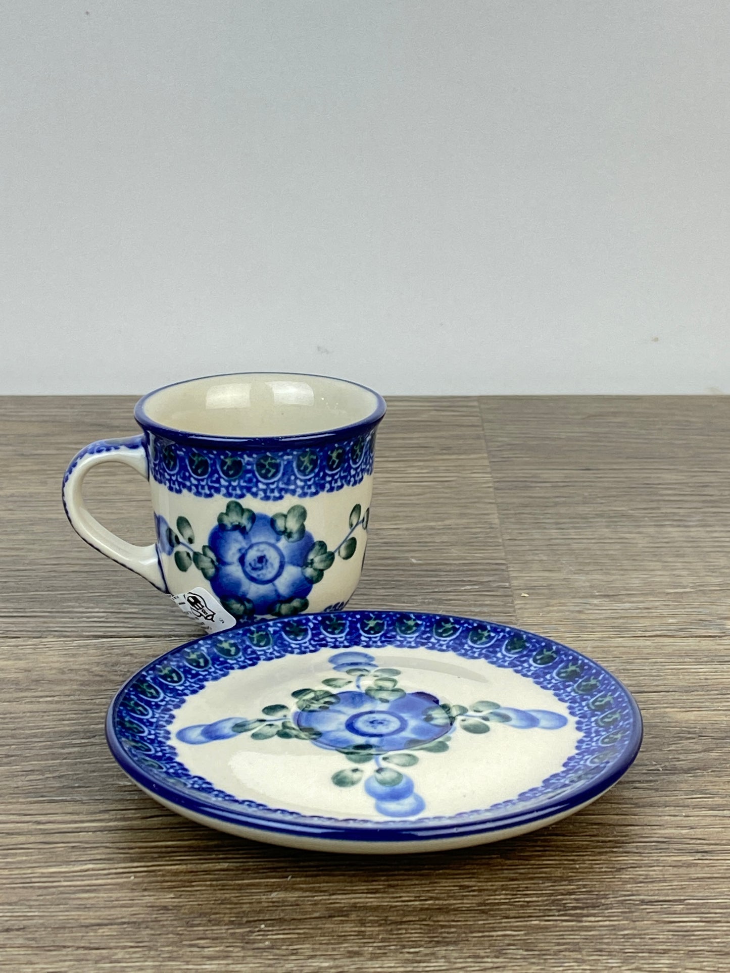 Espresso Cup and Saucer - Shape B10 - Pattern 163