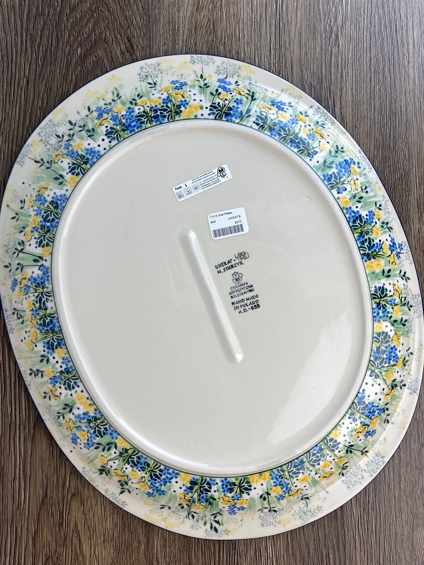 XL Unikat Platter - Shape B45 - Pattern U4880