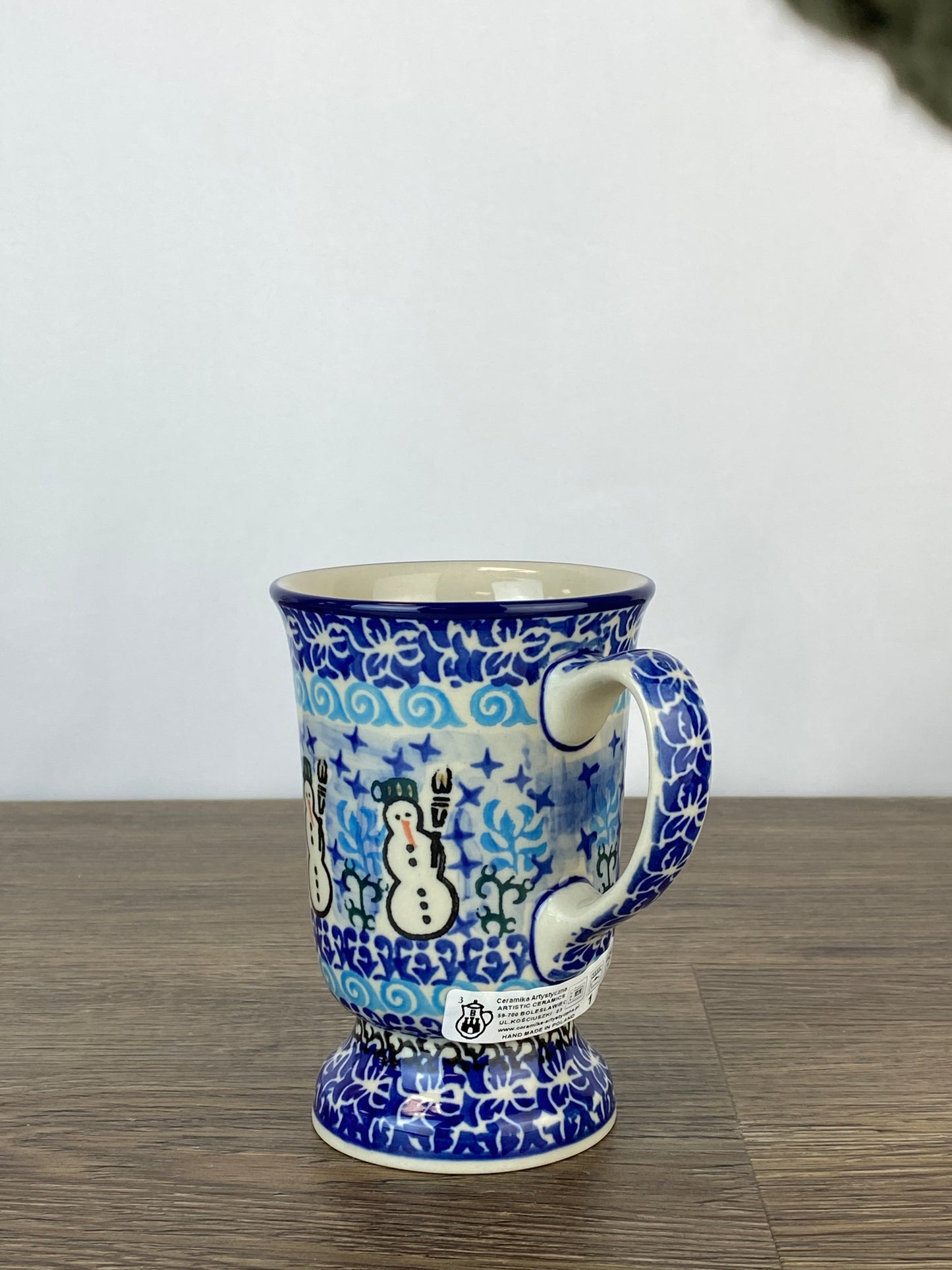 SALE 8oz Unikat Pedestal Mug - Shape 243 - Pattern U1634