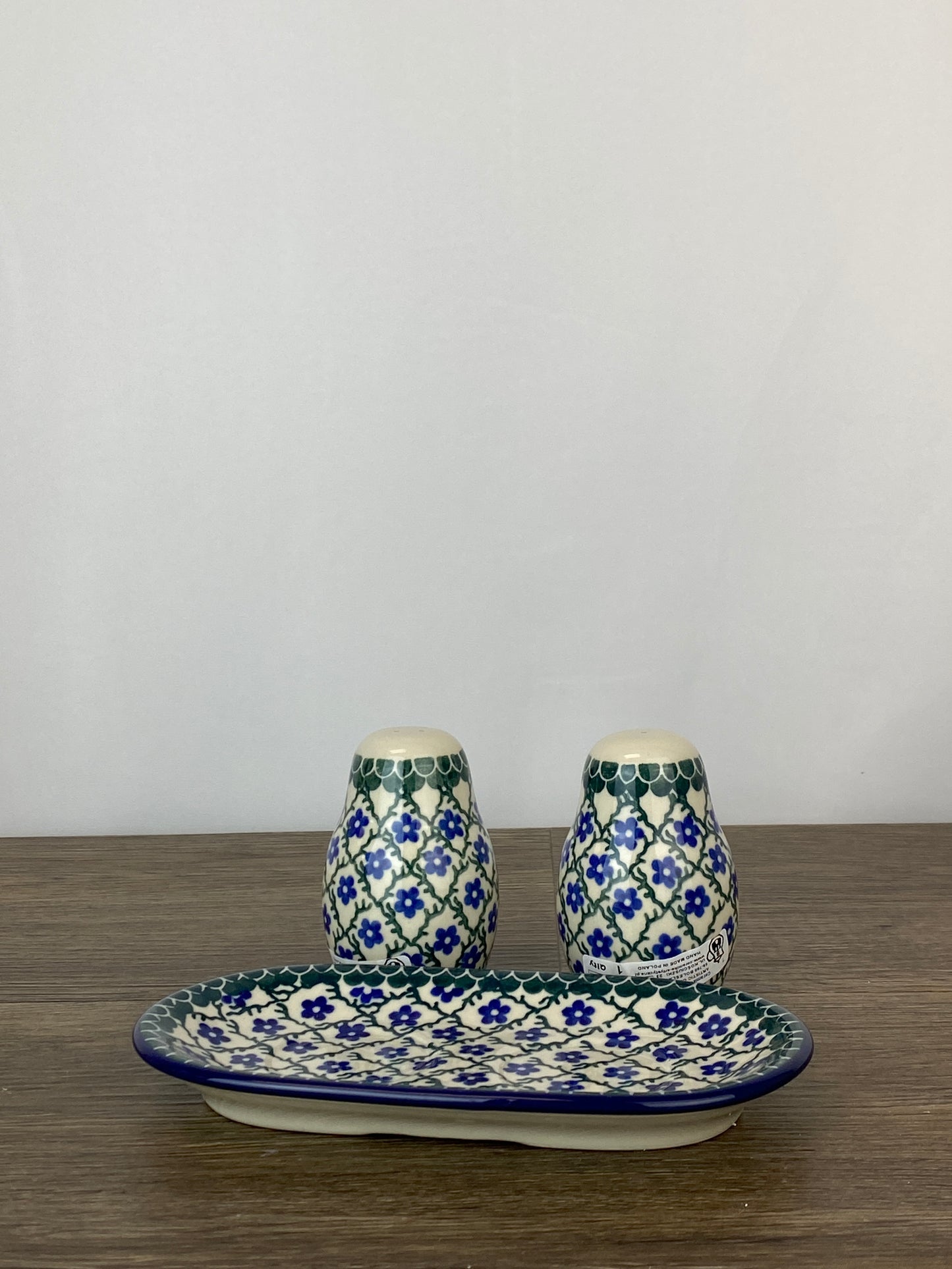 Salt and Pepper Set with Tray - Shape 131 - Pattern 866