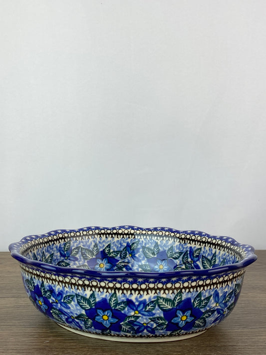 Scalloped Unikat Oval Bowl - Shape D78 - Pattern U1864