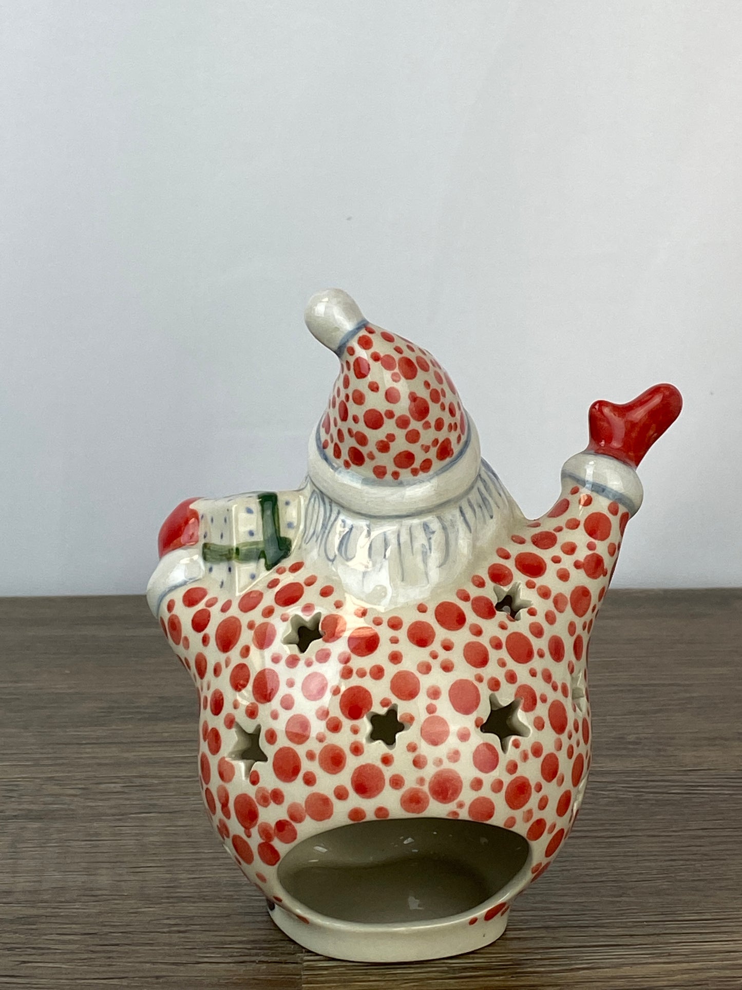 Unikat Santa Votive - Shape E05 - Pattern U7614 Crazy Dot