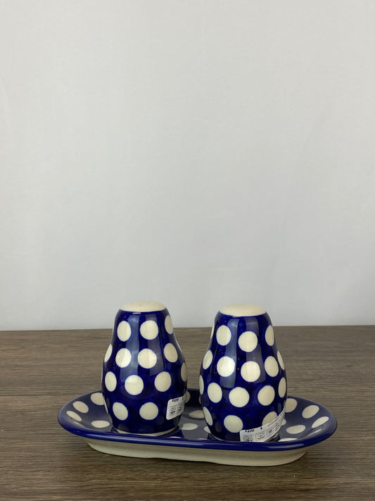 SALE Salt and Pepper Set with Tray - Shape 131 - Pattern 2728