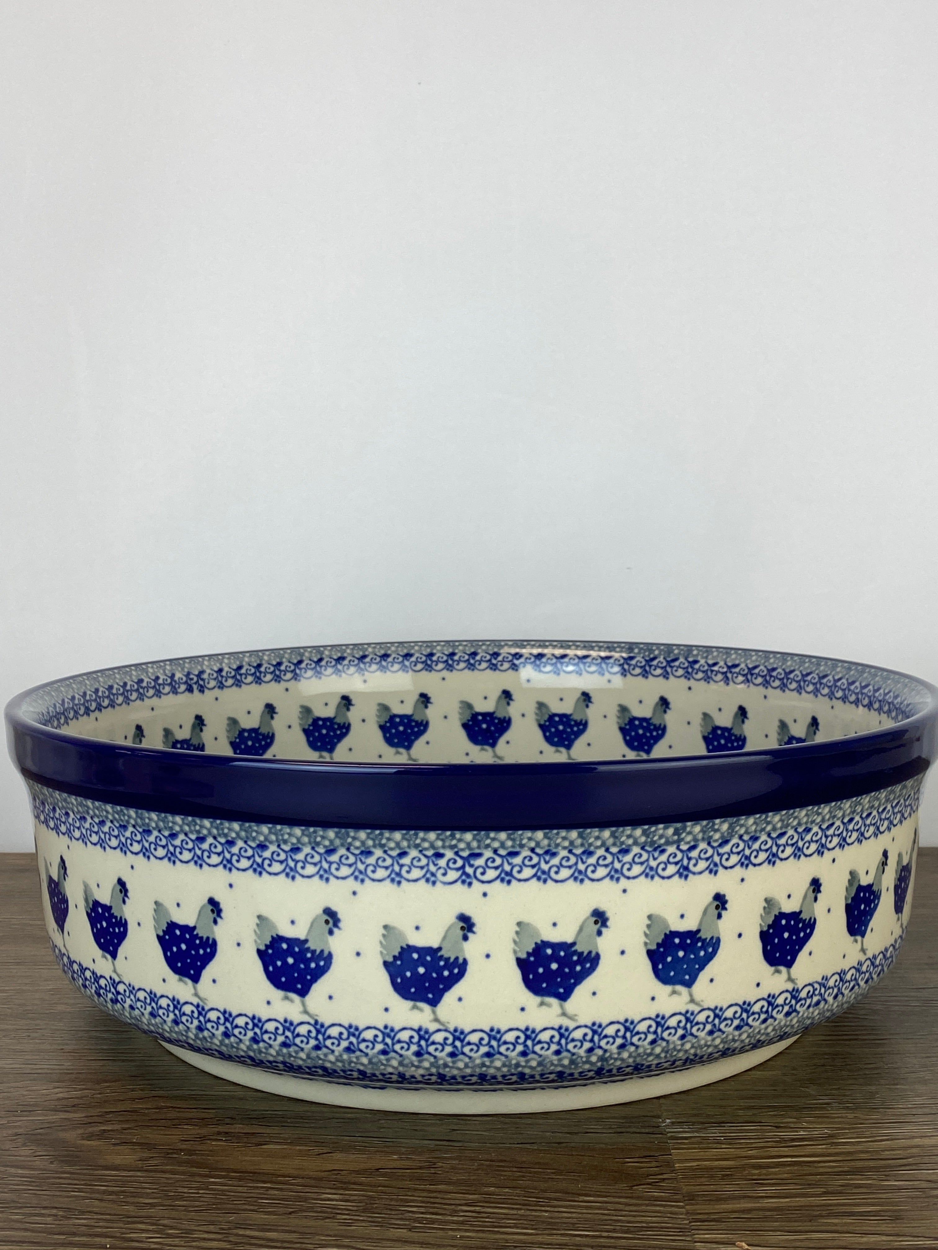 Polish pottery serving on sale bowls