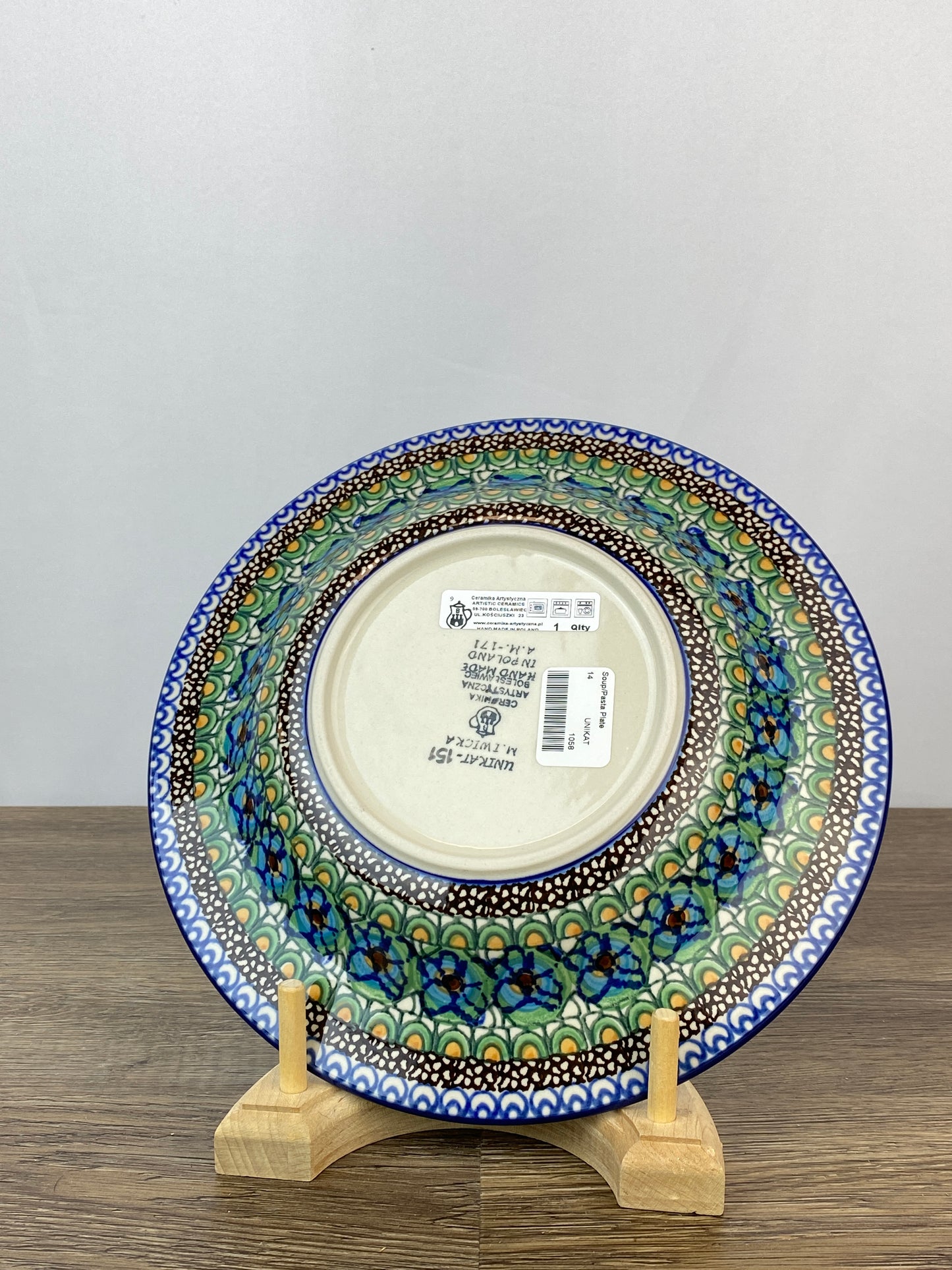 Unikat Soup / Pasta Plate - Shape 14 - Pattern U151
