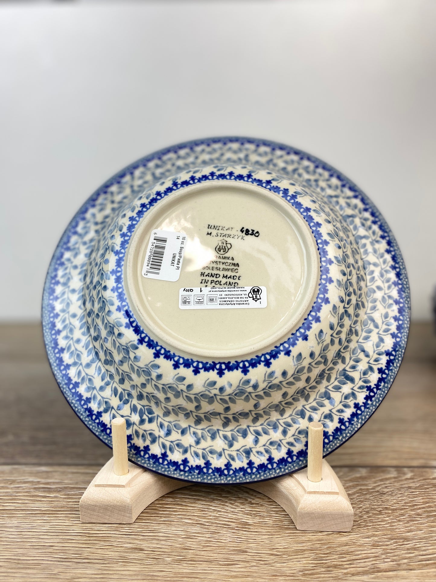 Unikat Soup / Pasta Plate - Shape 14 - Pattern U4830