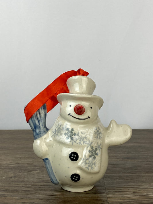 Tall Snowman Ornament - Shape F62 - Pattern 2712