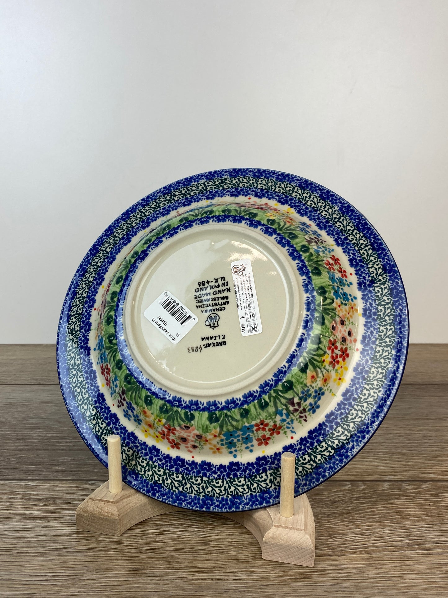 Unikat Soup / Pasta Plate - Shape 14 - Pattern U4893