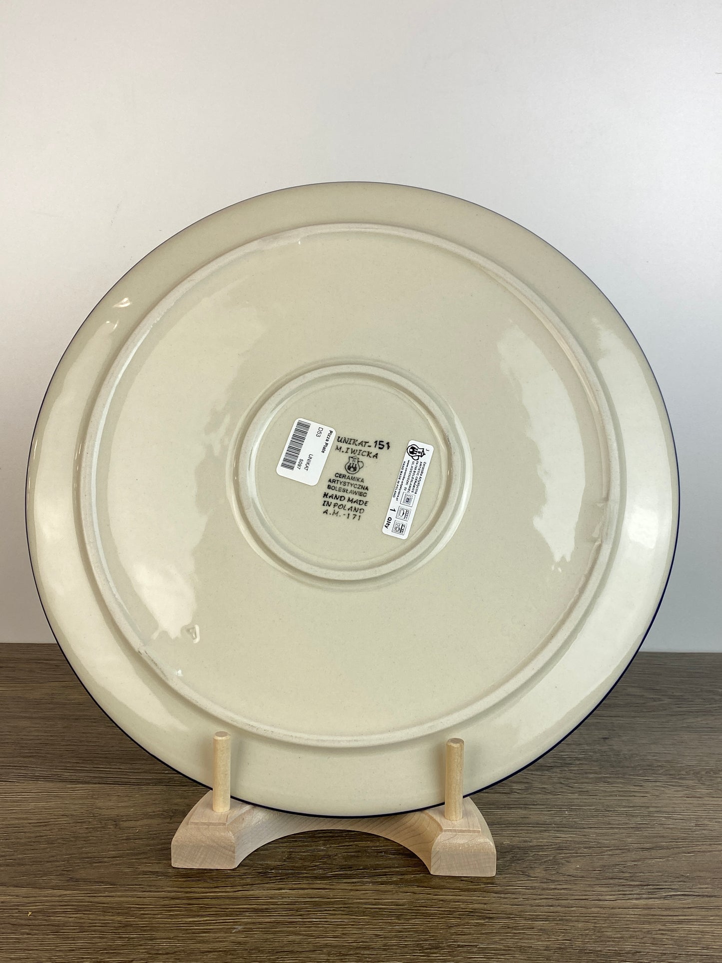 Unikat Round Platter / Pizza Stone - Shape D53 - Pattern U151