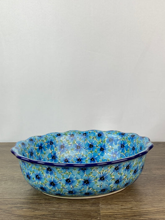 Scalloped Unikat Oval Bowl - Shape D78 - Pattern U4929